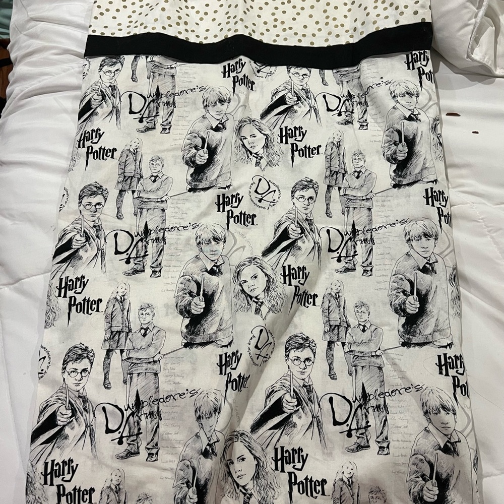 Homemade Harry Potter Pillow Case